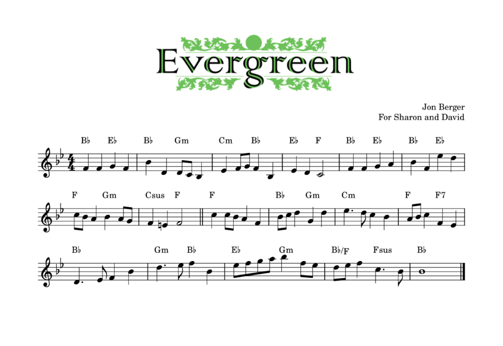 Evergreen music dots png